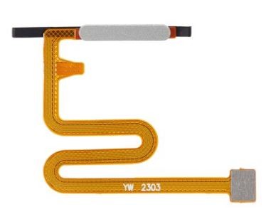 Flex Samsung A145 A14 4G ar fingerprint sensor Sudrabs original (service pack)
