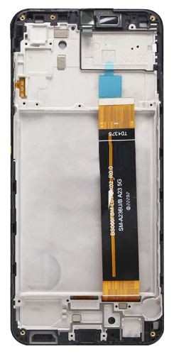 LCD screen Samsung A236 A23 5G ar touch screen un frame Melns original