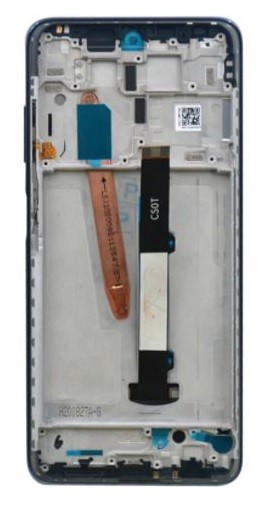 LCD screen Xiaomi Poco X3 Pro/X3/X3 NFC ar touch screen ar frame Phantom Melns/Tarnish ORG