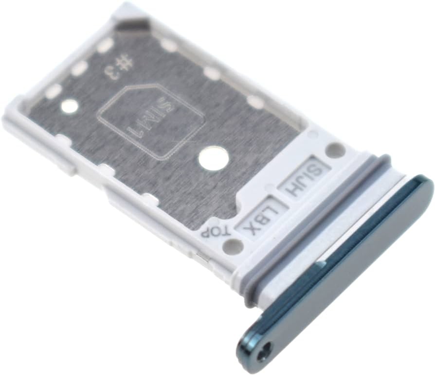 SIM kartes turētājs Samsung S918 S23 Ultra Dual Green oriģināls (servisa iepakojums)