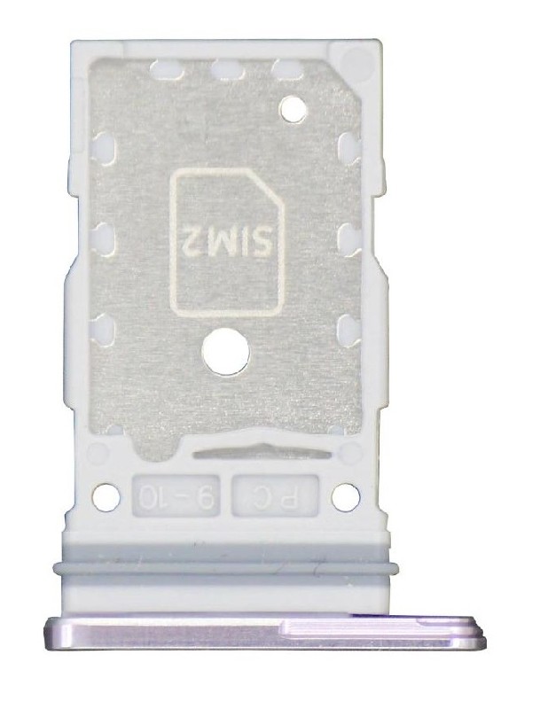 SIM kartes turētājs Samsung S918 S23 Ultra Dual Lavender oriģināls (servisa iepakojums)