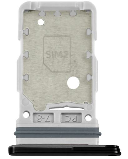 SIM kartes turētājs Samsung S918 S23 Ultra Dual Graphite Grey oriģināls (servisa iepakojums)