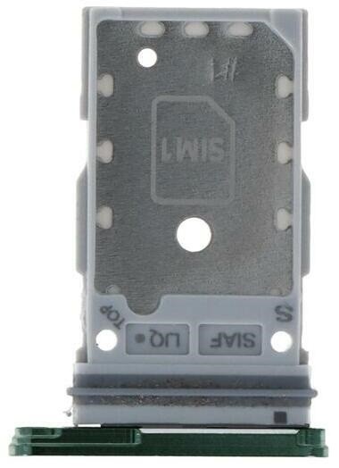 SIM kartes turētājs Samsung S911/S916 S23/S23 Plus Dual Green oriģināls (servisa iepakojums)