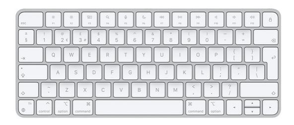 Bezvadu keyboard Magic Keyboard A2450 (2021) original in box (used Grade A) Sudrabs