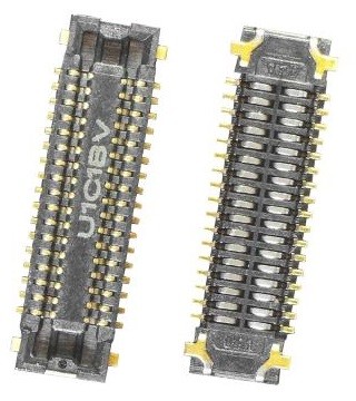 Samsung A125/A225/A325/A326/A336/A415/A426/A515/A525/A526/A536/A715/N970/N975/N986 plates savienotājs BTB ligzda 2x17pin 3710-003871 (servisa komplekts)