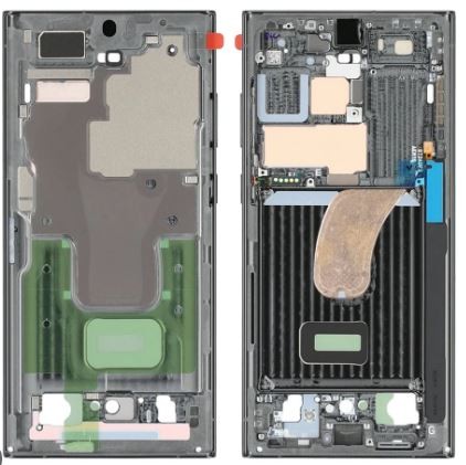 Middle housing Samsung S918 S23 Ultra Zaļš original (service pack)