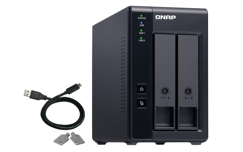 Disku korpuss QNAP TR-002 2 vietu USB-C