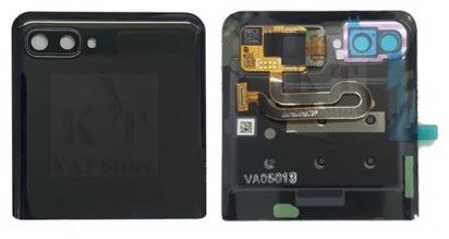 Back upper cover for Samsung Galaxy Z Flip F700 black original (used Grade B)