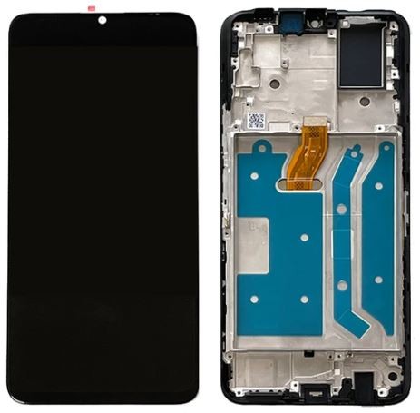 LCD screen Huawei Honor X7 ar touch screen ar frame Melns ORG