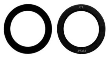 Samsung S926 S24 Plus lens priekš camera Melns (lens UW) 1pcs (service pack)