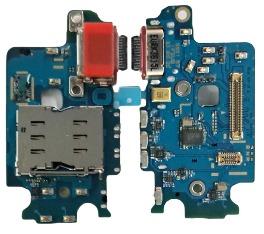 Flex Samsung S921 S24 priekš plugin, microphone, SIM reader original (service pack)