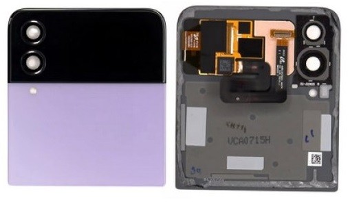 LCD screen Samsung F721 Z Flip4 5G ar touch screen ar frame (Outer) Bora Violets original (used Grade C)