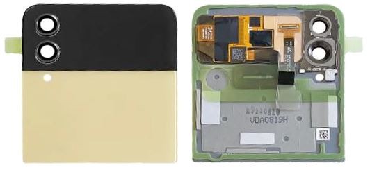 LCD screen Samsung F721 Z Flip4 5G ar touch screen ar frame (Outer) Rozā Zeltains original (used Grade C)