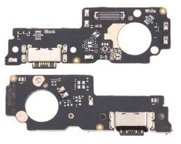 Flex Xiaomi Poco M5/Redmi Note 11E ar charging connector un microphone originalus (service pack)