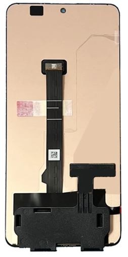 LCD screen Xiaomi Redmi Note 13 Pro 5G/Poco X6 5G ar touch screen Melns ORG