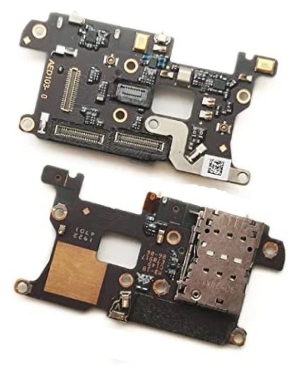 Flex Oneplus 7 Pro ar SIM slot un microphone original (used Grade A)