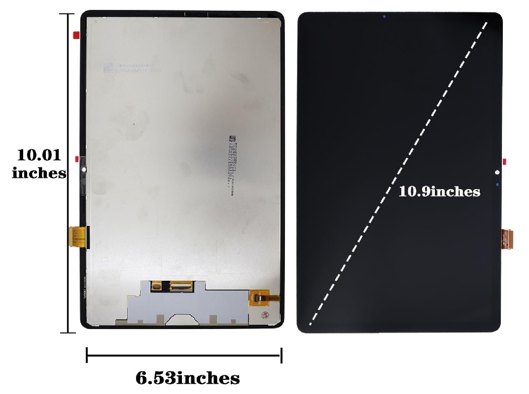 LCD screen Samsung X510/X516 TAB S9 FE 10.9 2023 ar touch screen Melns ORG