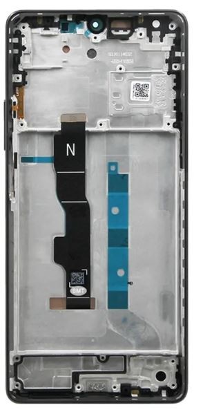 LCD screen Xiaomi Redmi Note 13 5G ar touch screen ar frame Graphite Melns OLED