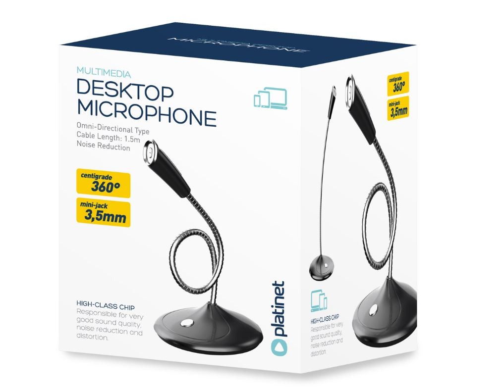 Microphone Platinet (PMOD2) melns