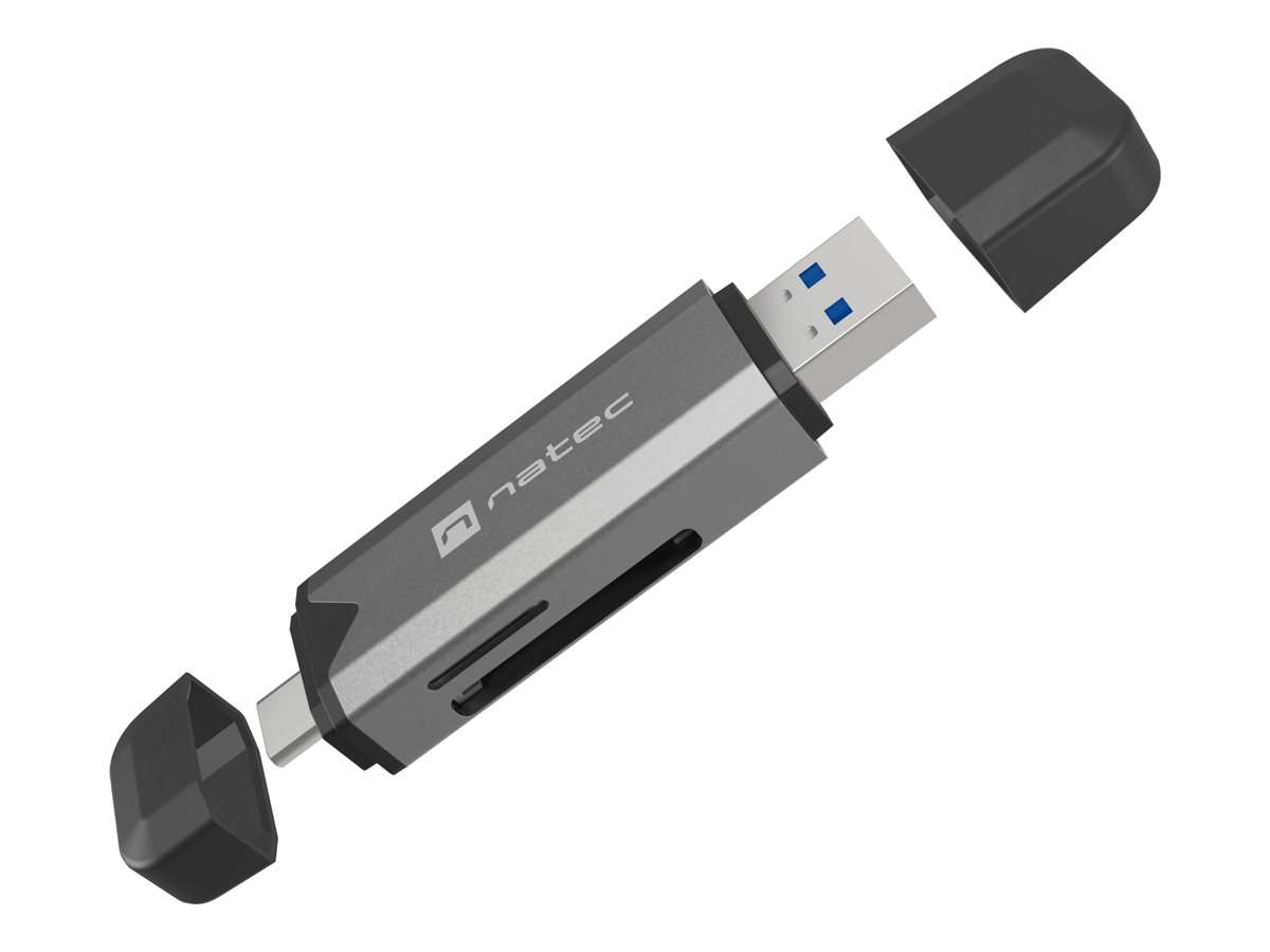 NATEC Scarab 3 karšu lasītājs USB-A/C