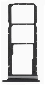 SIM kartes turētājs Samsung A057 A05S 2023 Black oriģināls (servisa iepakojums)