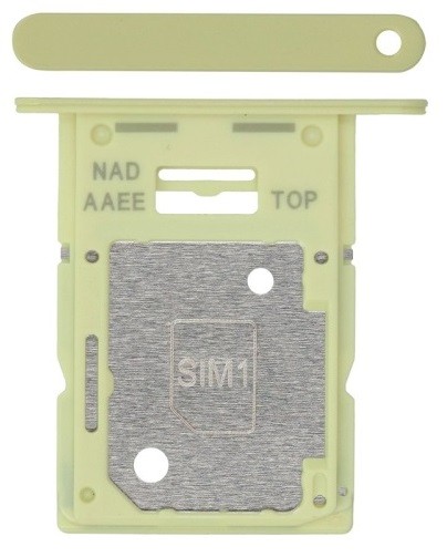 SIM kartes turētājs Samsung A155 A15 4G Yellow oriģināls (servisa iepakojums)