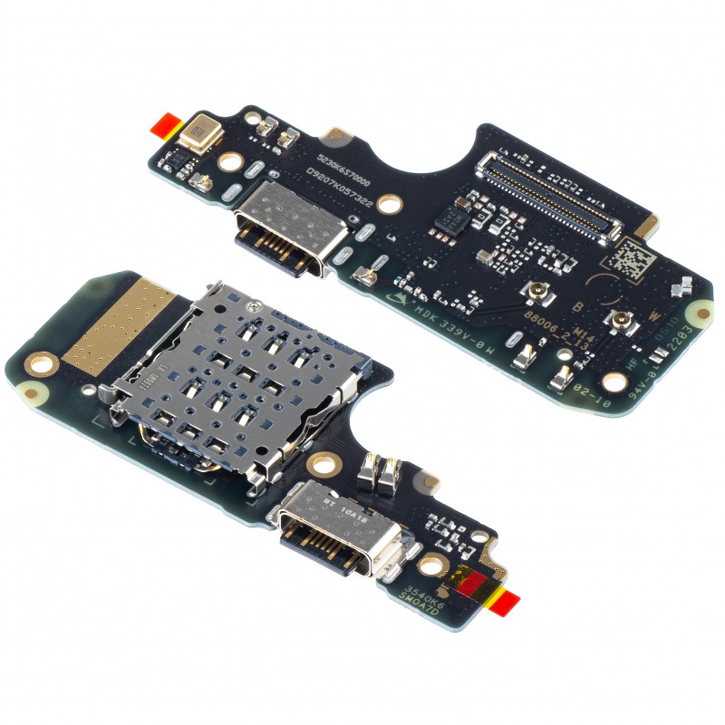 Flex Xiaomi Redmi Note 11 Pro 5G/Note 11e Pro/Poco X4 Pro 5G ar charging connector un microphone, SIM card contact original (service pack)