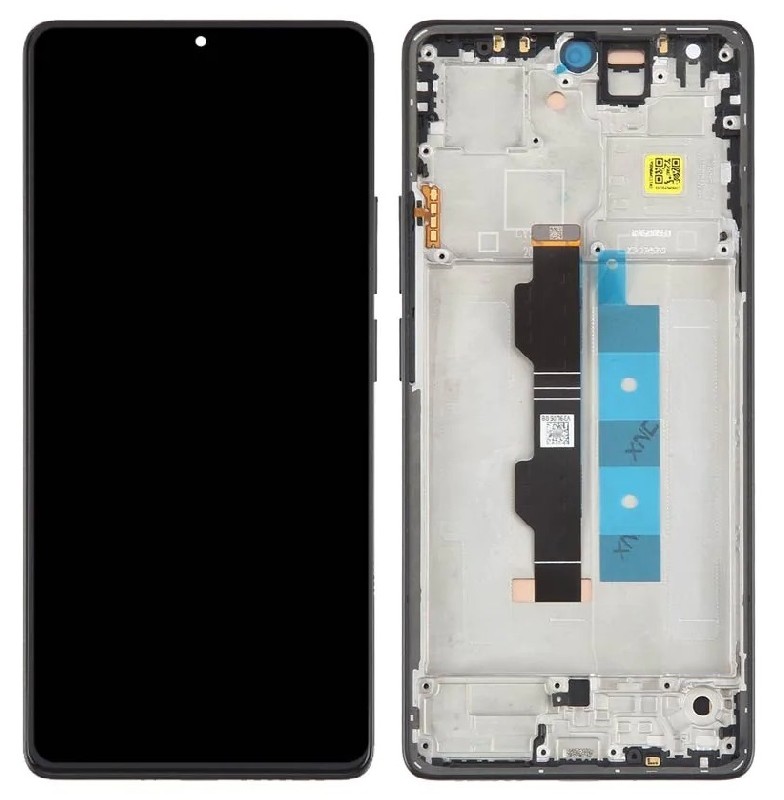LCD screen Xiaomi Redmi Note 13 Pro 4G/Poco M6 Pro 4G ar touch screen ar frame Midnight Melns OLED