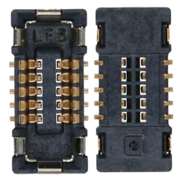 Samsung A047/A125/A127/A135/A136/A137/A217/A225/A236/A326/A346/A556/A710/G525/G556/G715/G736/G980/G985/G986/G988/M127/M135/M236/M325/M526/M536/N770/N975/N976/N980/N981/S711/S721/S908/S918/S928 plates savienotājs BTB ligzda 2x5pin (servisa komplekts)