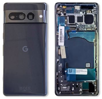 Aizmugurējais vāciņš priekš Google Pixel 7 Pro Melns original (used Grade C)
