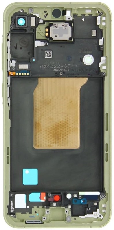 LCD screen Samsung A556 A55 5G ar touch screen un frame Awesome Lemon original (assembled service pack)