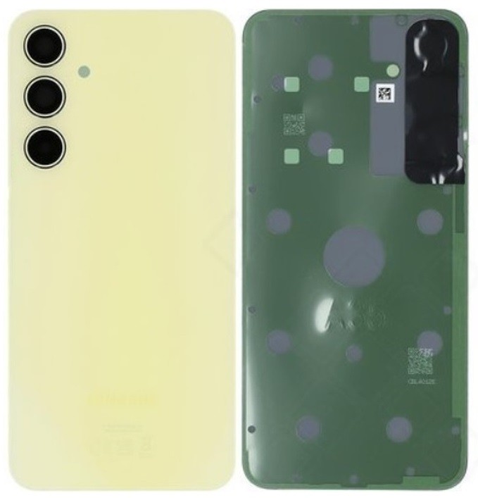 Aizmugurējais vāciņš priekš Samsung A356 A35 5G Dzeltens original (service pack)