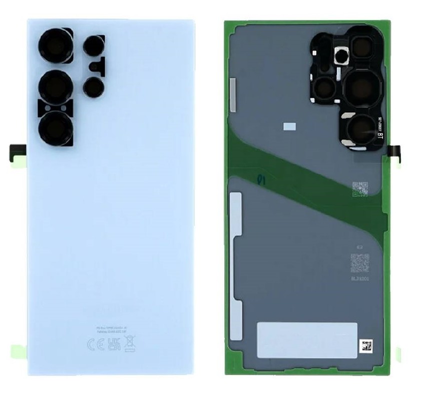 Aizmugurējais vāciņš priekš Samsung S928 S24 Ultra Titanium Zils original (service pack)