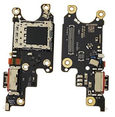 Flex Xiaomi 13 Lite ar charging connector un microphone, SIM card contact original (service pack)