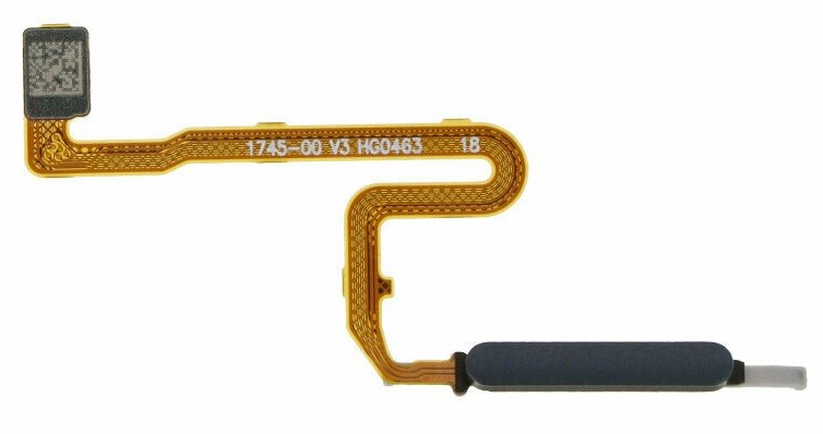 Flex Xiaomi Redmi Note 10 Pro 4G ar fingerprint melns ORG