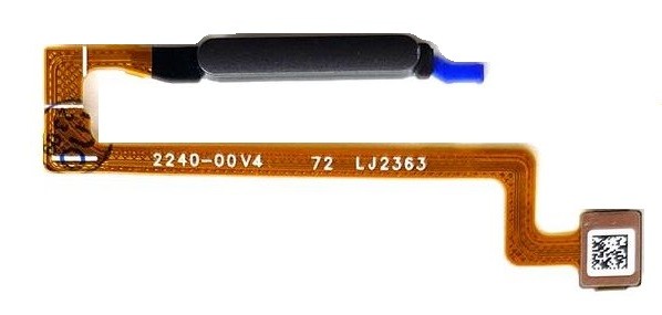 Flex Xiaomi Redmi Note 12 5G ar fingerprint melns ORG