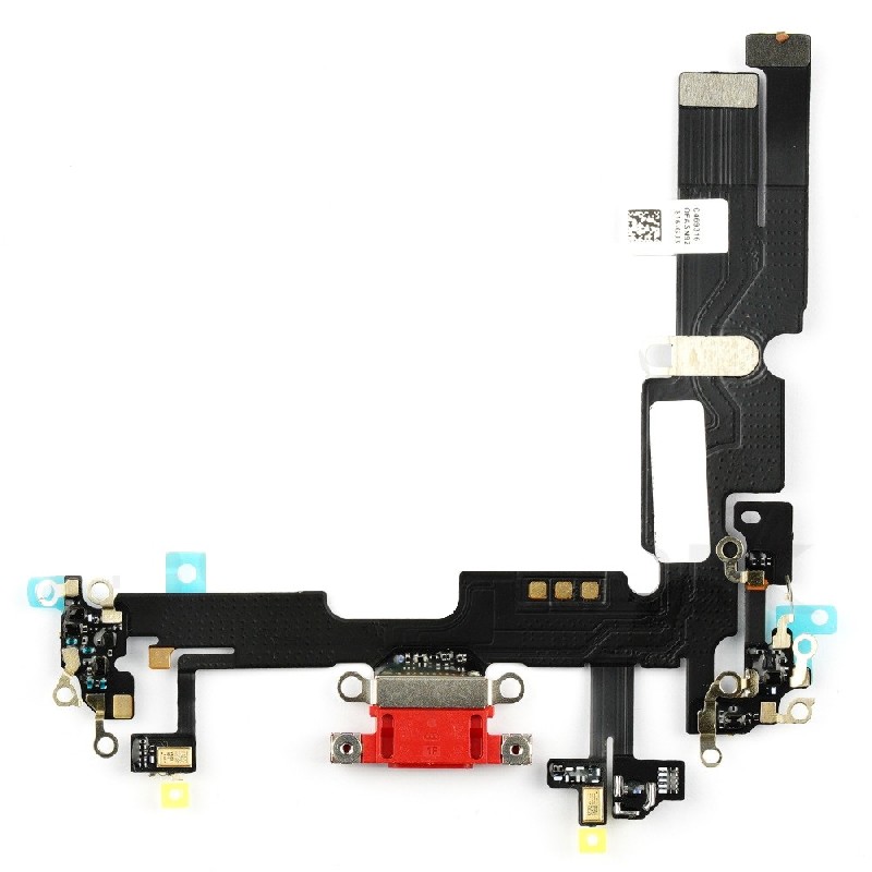 Flex priekš iPhone 14 Plus priekš charging connector ar microphone Sarkans ORG