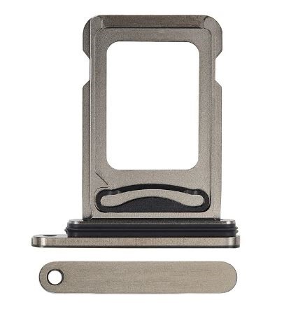 SIM card holder priekš iPhone 15 Pro/15 Pro Max Dual SIM Natural Titanium ORG