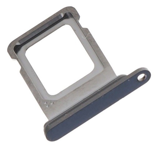SIM card holder priekš iPhone 15 Pro/15 Pro Max Zils Titanium ORG