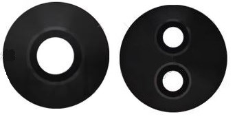 OnePlus Nord CE 3 Lite 5G lens priekš camera Melns (only lens 2pcs) ORG