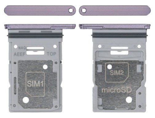 SIM kartes turētājs Samsung A556 A55 5G Awesome Lilac oriģināls (servisa iepakojums)