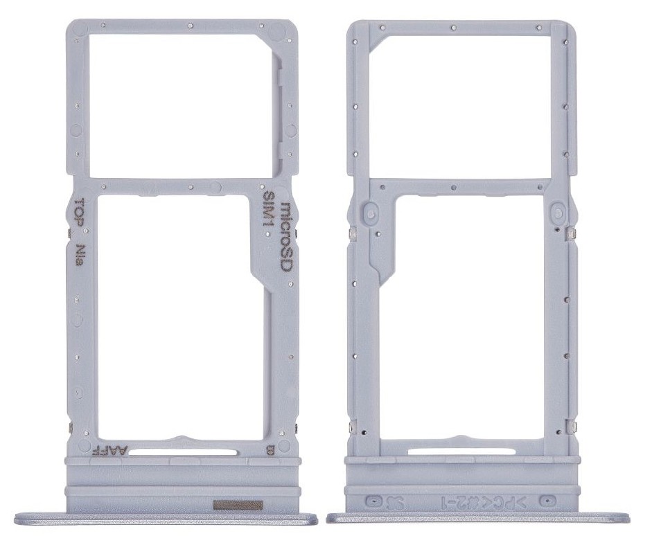 SIM card holder Samsung A166 A16 5G Light Pelēks original (service pack)