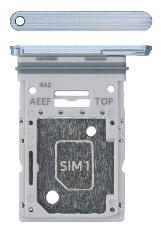 SIM kartes turētājs Samsung A165 A16 4G gaiši pelēks oriģināls (servisa iepakojums)