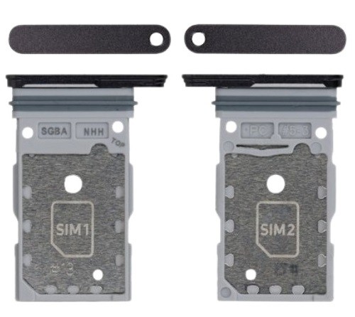 SIM kartes turētājs Samsung S721 S24 FE Grafīta krāsa oriģināls (servisa komplekts)