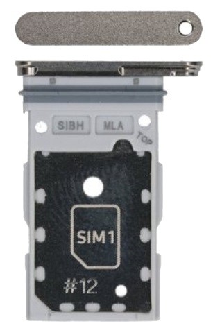 SIM card holder Samsung S928 S24 Ultra Dual Pelēks/Violets/Oranžs original (service pack)