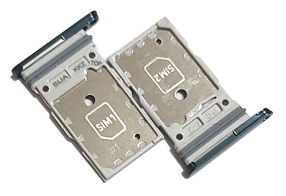 SIM kartes turētājs Samsung S908 S22 Ultra Dual Phantom Green oriģināls (servisa iepakojums)