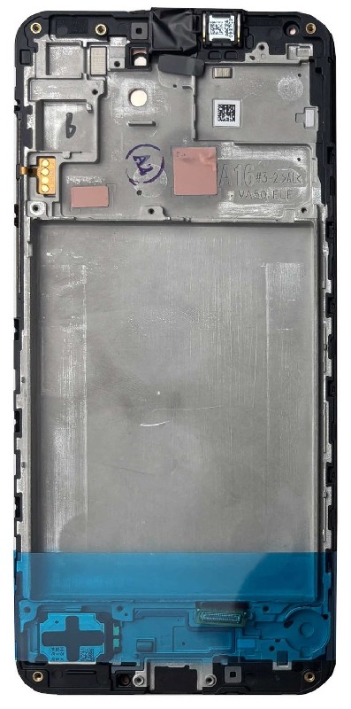 LCD screen Samsung A166 A16 5G ar touch screen un frame Melns original (service pack)