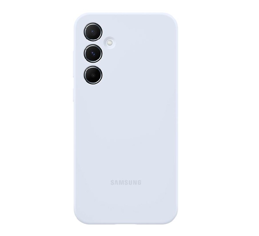 Maciņš EF-PA556TLE Samsung Silicone Maciņš Galaxy A556 A55 5G Gaiši zils