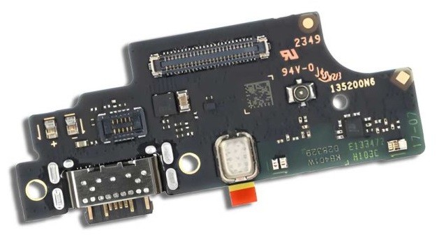 Flex Xiaomi Poco M6 Pro 4Gwith charging connector un microphone original (service pack)