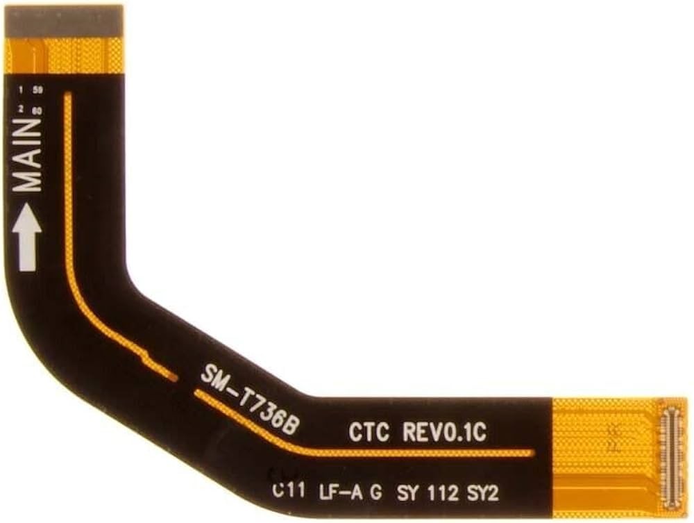 Flex Samsung T736 Tab S7 FE pamatplates kabelis (SUB) oriģināls (servisa iepakojums)